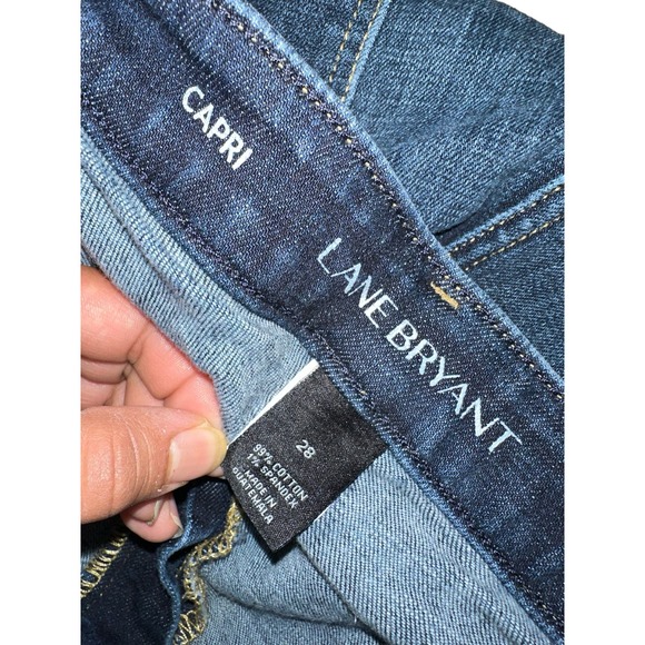 Lane Bryant Blue Wide Leg Pants - Picture 4 of 5